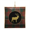 Plaid Square Ornament (Set of 6) - 2 of 4