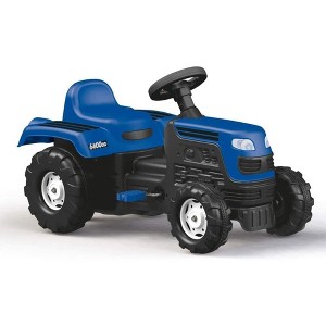 DOLU Ranchero Pedal Tractor with Horn, Kids Ride-On Toy for 3 Years and Up, Blue - 1 of 4