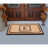 A1HC Natural Coir Monogrammed Heavy Duty Entrance Door Mat 24X48, Anti-Shed Treated Durable Doormat - 3 of 4