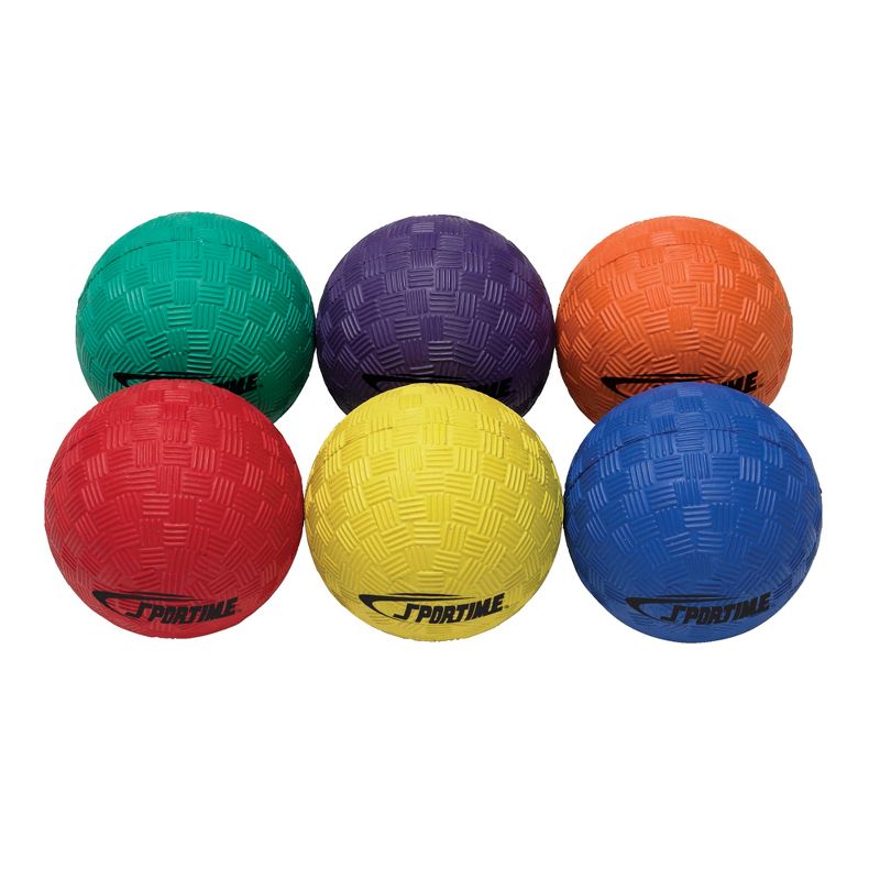 Sportime Smallest Playground Balls, 2-1/2 Inches, Assorted Colors, Set of 6, 1 of 4