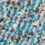 cream/turquoise