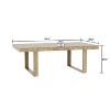 FUFU&GAGA Modern Large Desktop Office Desk Meeting Room Table Computer Desk Dining Table - 4 of 4