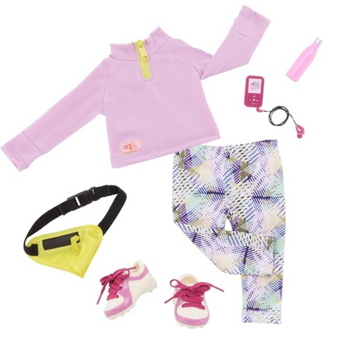 Our Generation Run Into Fun Athletic Outfit For 18 Dolls : Target