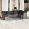 vidaXL Outdoor Sofa Set Grey - 2 of 4