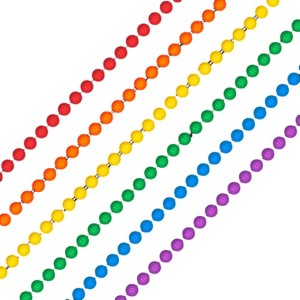 Magic Matt’s Brilliant Blinkys Smooth Round Opaque Bead Mardi Gras Necklace Assorted Pack of 12 - 1 of 1