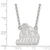 Black Bow Jewelry Sterling Silver James Madison Dukes NCAA Necklace 18 Inch - 2 of 4