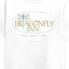 Gilmore Girls Dragonfly Inn Adult White Crew Neck Short Sleeve T-shirt - 2 of 3