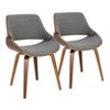 Fabrizzi Mid-Century Modern Dining Accent Chair - LumiSource - image 2 of 4