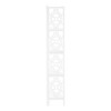 Vynxaria 62"h 4 - Tier Corner White Transitional Bookshelf - 4 of 4
