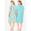 Dreams & Co. Women's Plus Size 2-Pack Short-Sleeve Sleepshirt - 3 of 4