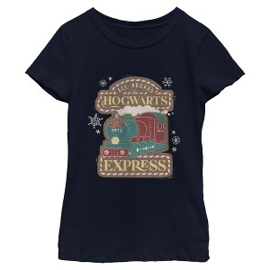 Girls Harry Potter All Aboard Hogwarts Express T Shirt - 1 of 4
