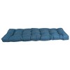 Blazing Needles, 55-inch by 19-inch Tufted Solid Outdoor Spun Polyester Loveseat Cushion - 2 of 3