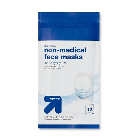Disposable Face Mask - 10ct - up & up™ - image 1 of 3