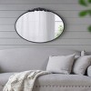GlasFlength Decorative Wall Mirrors Baroque Inspired Full Length Mirror with Ornate Frame for Bathroom Living Room, Black, 30"*1.5"*32" - 3 of 4