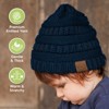 KeaBabies 3pk Warmzy Baby Beanies, 0-36 months Baby Hats, Baby Winter Hat for Newborn, Infant, Toddlers, Boys, Girls - 4 of 4