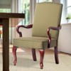 NicBex Jacquard Diamond Fabric Accent Chair,Upholstered Living Room Chairs with High Backrest,Gooseneck Armchair,Accent Chairs for Living Room - 2 of 4