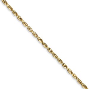 Black Bow Jewelry 1.85mm, 14k Yellow Gold, D/C Quadruple Rope Chain Necklace - 1 of 4