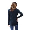 Women's Luxe Long Sleeve Top With Pockets - Basic Bae - 2 of 4