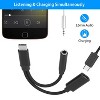 iMountek"USB Type-C to 3.5mm Aux Audio & Charging Adapter, Braided TPE Cable, Metal Shell, Headphone Splitter"Black&Silver - 3 of 4
