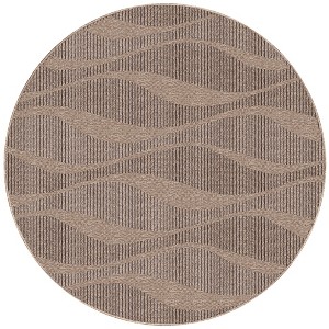 Liora Manne Monaco  Indoor/Outdoor Area Rug  Taupe.. - 1 of 4