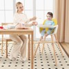 Infans 6-in-1 Baby Wooden Highchair/Toddler Chair with Removable Tray, 5-Point Harness, Convertible High Chair for Babies and Toddlers - 2 of 4