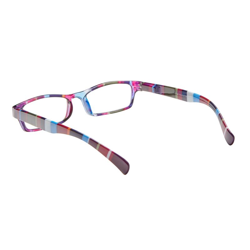 ICU Eyewear Wink Healdsburg Purple Stripe Reading Glasses, 6 of 9
