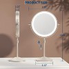 Garvee Height Adjustable Double Sided Vanity Mirror, 1x/10x Magnifying, Touch Control, 360° Swivel - 2 of 4