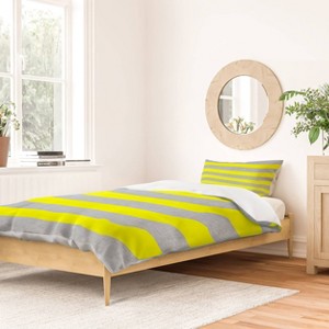 Deny Designs Holli Zollinger Bright Stripe Twin/Twin Xl Duvet and Sham Set (2-3pc Set) - 1 of 4