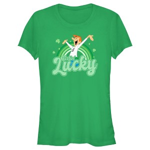 Junior's Women The Jetsons George Feelin' Lucky T-Shirt - 1 of 4