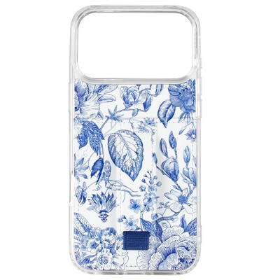 Walli Cases Blue Willow Phone Case with Wallet and Finger Strap