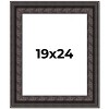 PosterPalooza | 3.5" Wide Ornate Black Picture Frame - UV Acrylic, Foam Board Backing, Hanging Hardware - 2 of 4
