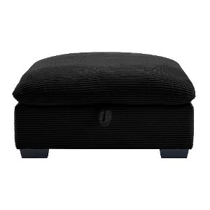 CAVINAS Storage Ottoman Bench, Entryway Benches with Cushions, Corduroy Fabric Ottomans Footrest to Combine with Sofa, Modular Sofa Set - 1 of 4
