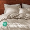 100% Washed Cotton Duvet Cover Minimalist Cotton Duvet Cover for All Seasons GentleSoft™ Plain Simple Bedding Set - 3 of 4
