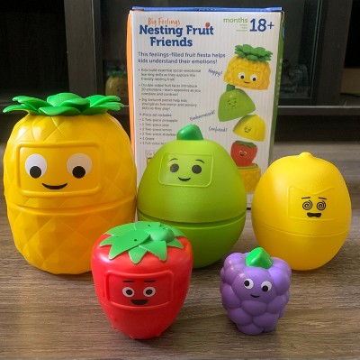 Learning Resources Big Feelings Nesting Fruit Friends : Target