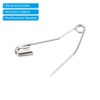 Unique Bargains Metal DIY Blankets Crafts Brooch Making Home Sewing Curved Safety Pins - 4 of 4