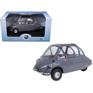 Heinkel Kabine "Bubble Car" Troy Gray 1/18 Diecast Model Car by Oxford Diecast - 1 of 4