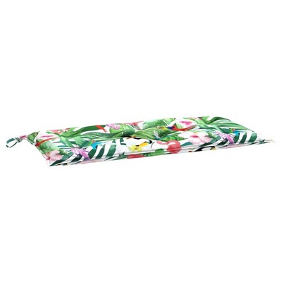 vidaXL Garden Bench Cushion - Multicolor 39.4"x19.7"x2.8". Durable Oxford Fabric, Weather Resistant, Non-Slip Design