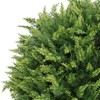 poetree 2-Pack 24" Artificial Cedar Topiary Balls with Potted, Fake Cedar Plants Artificial Shrubs Bushes Ball Tree - 3 of 4