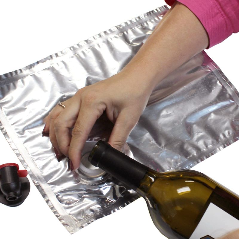 PortoVino Refill Dispenser Bag Compatible With Wine Purse - 3 Pack Spout 100 Oz, 4 of 7