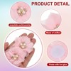 Unique Bargains Rhinestone Pearl Chiffon Flower for DIY Craft Wedding Party 15 Pcs - 3 of 4