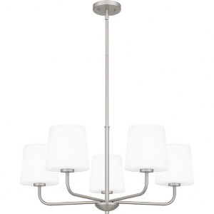 Quoizel Lighting Gallagher 5 - Light Chandelier in  Brushed Nickel - 1 of 4