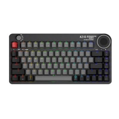 Azio FOQO Pro Wireless Mechanical Keyboard, Options/Space Gray Light