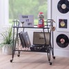 Mid-Century Modern Bar Cart - Linon - image 2 of 4