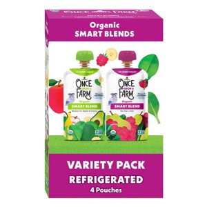 Once Upon a Farm Smart Blend Variety Pack - 12.8oz/4ct - 1 of 4
