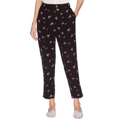 Vince Camuto Womens Floral Casual Cropped Pants