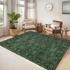 Vintage  Area Rug for Living Room Bedroom Non-Slip Low Pile Machine Washable Rug - 4 of 4