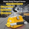 Magnetic Lifter, 880 LBS Capacity Steel Lifting Magnet with Release, Permanent Lift Magnets for Hoist,Used in Shop Crane, Lifting Plate Steel, Board - 2 of 4