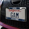 Monmouth University Hawks Logo Full Size Standard License Plate Metal Frame - 3 of 4