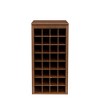 YOOCOZZ 32" Modular Wine Bar Cabinet Buffet Cabinet - Brown Walnut Color - 3 of 4