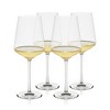 Viski Liminal Universal Crystal Wine Glass, Ultrathin Lightweight Clear Drinking Glasses, Elegant Stemmed Glassware, 23 oz, Set of 4 - 3 of 4